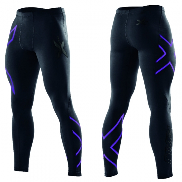 2XU Compression Tights Herren Schwarz/violett MA1967b MA1967b